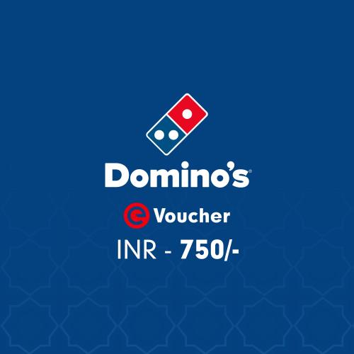 Dominos E-Voucher Rs. 750