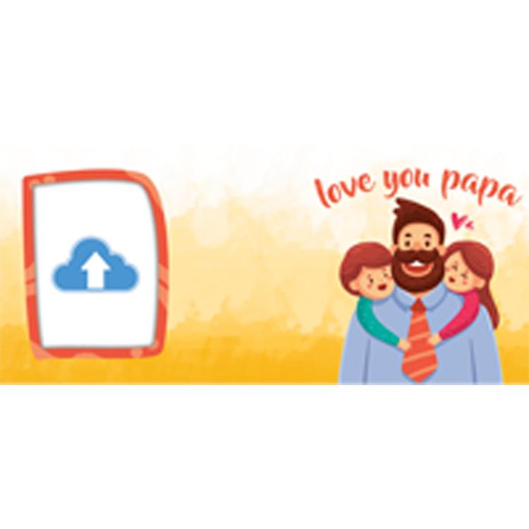 Love You Papa Personalized Mug - Design