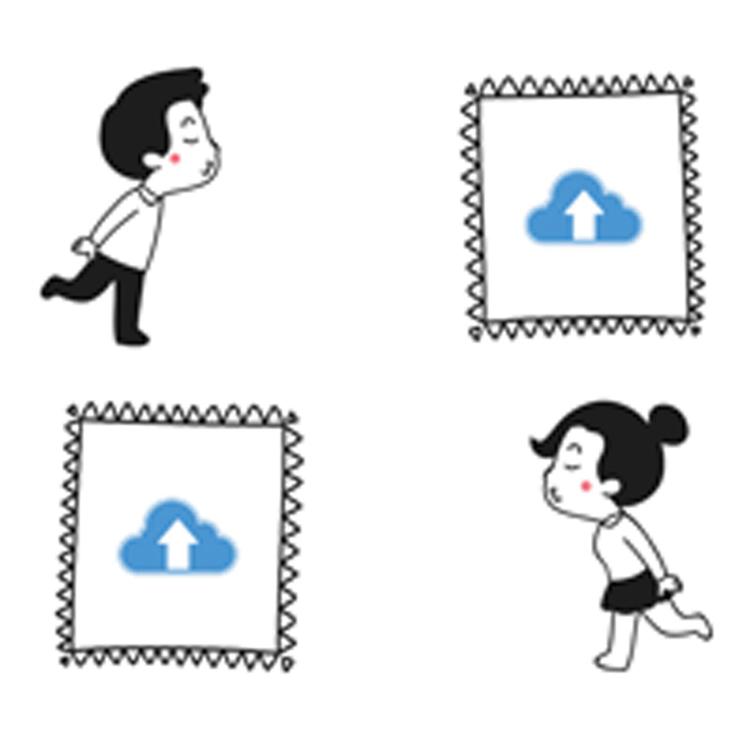 White Mugs For Couple - Design