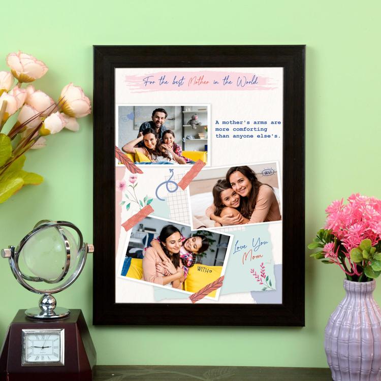 Personalized Love you Mom Frame