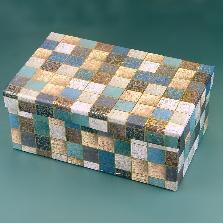 Blue Checkered Box