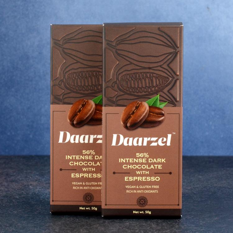 Daarzel Espresso Dark Chocolate 2pcs