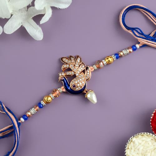 Dazzling Peacock Rakhi