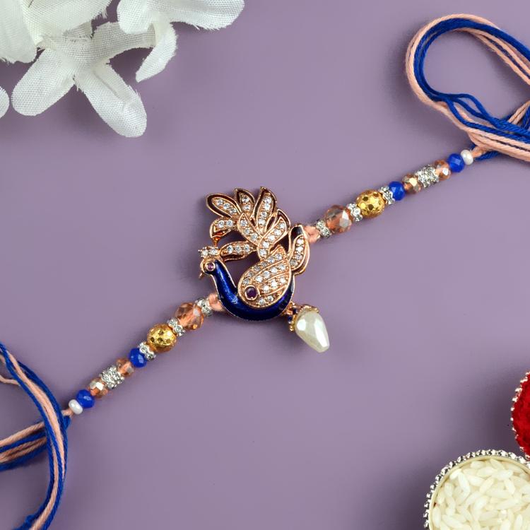 Dazzling Peacock Rakhi