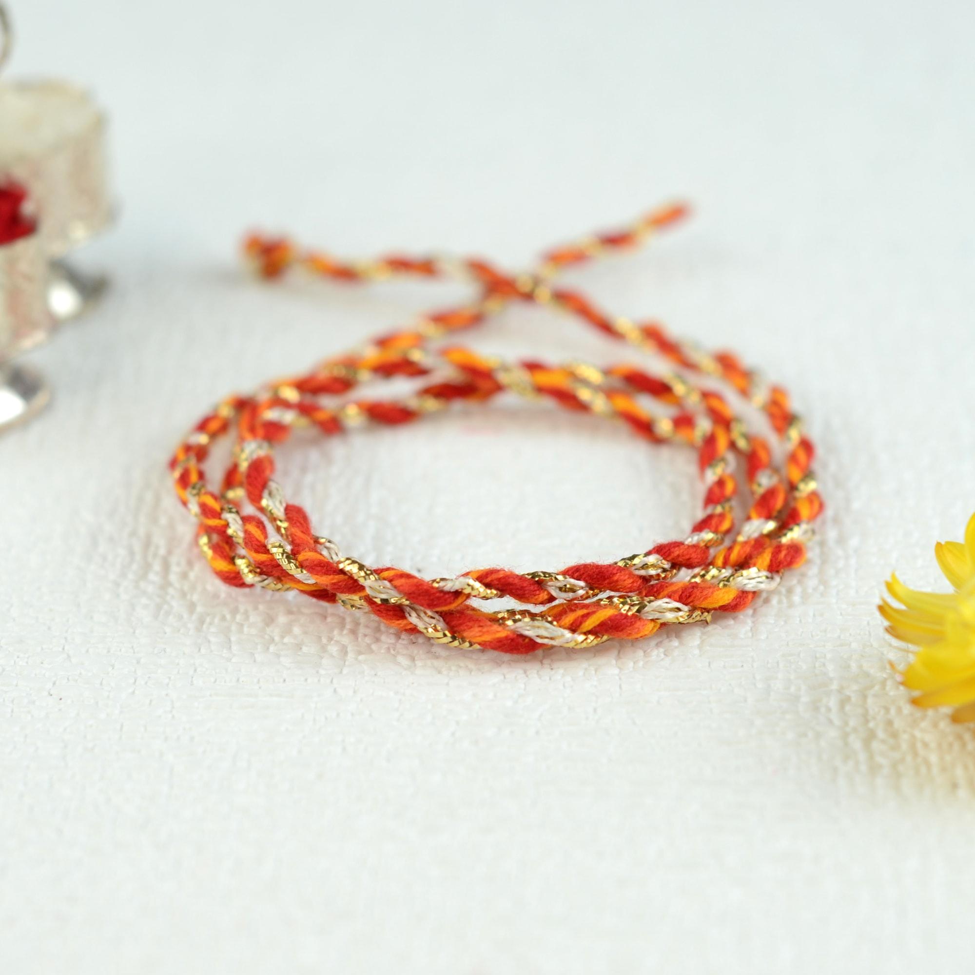 Yellow Thread bracelet  Baan