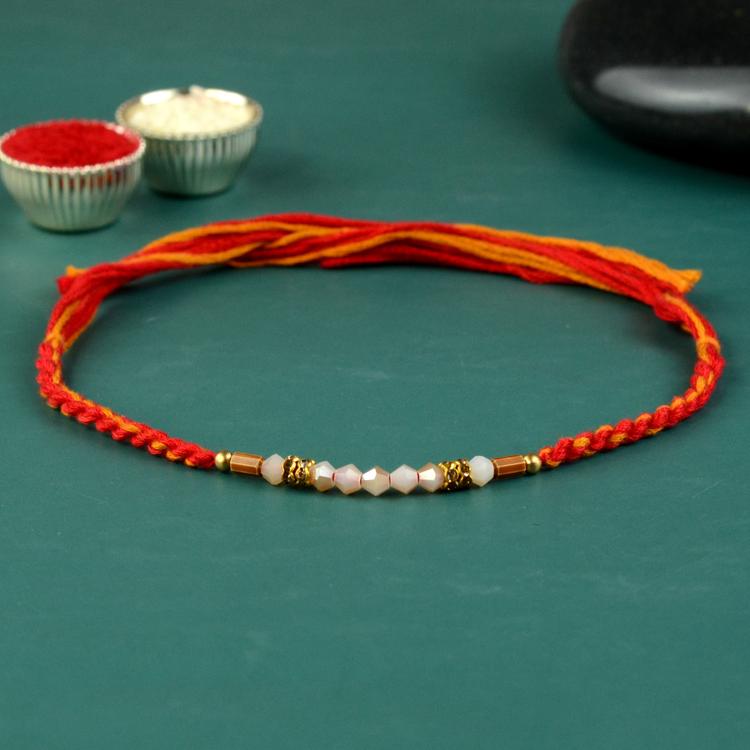 Geometric Beads Dori Rakhi