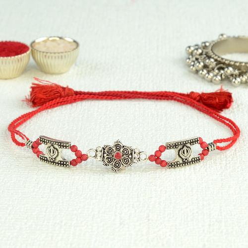 Antique Double Khand Rakhi