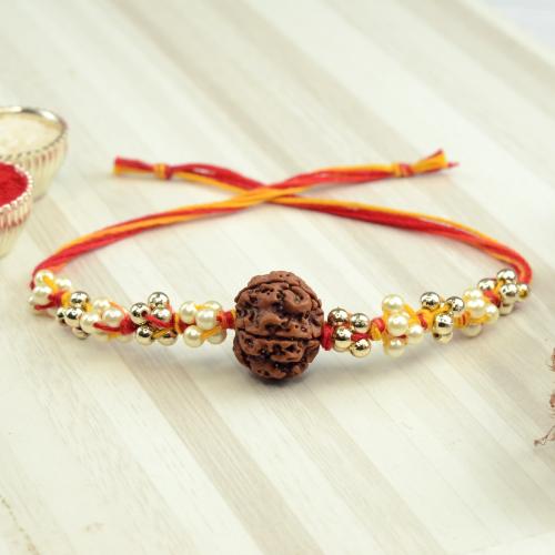 Solitaire Rudraksh Rakhi 