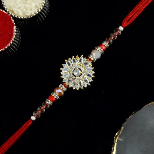 Resplendent Floral Rakhi