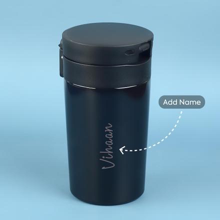 Personalized Insulated Black Mug