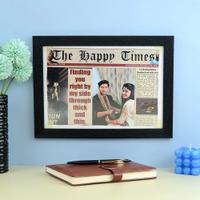 Personalized Rakhi Newspaper Frame