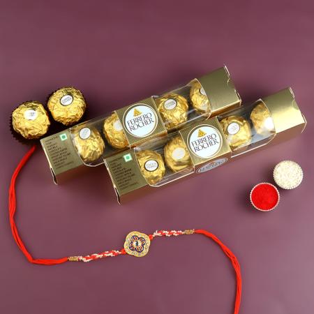 Rakhi with Ferrero Rocher