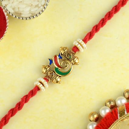 Colourful Ganesh Rakhi 