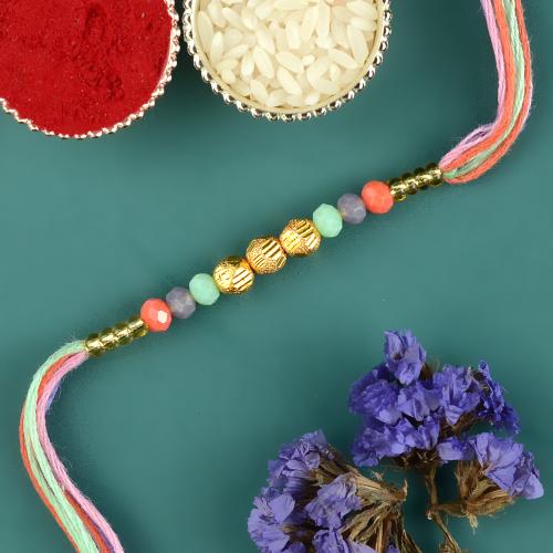 Pastel Colours Dori Rakhi