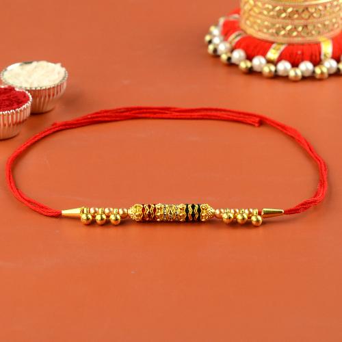 Colourful Beads Dori Rakhi