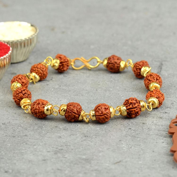 Rudraksh Bracelet Rakhi