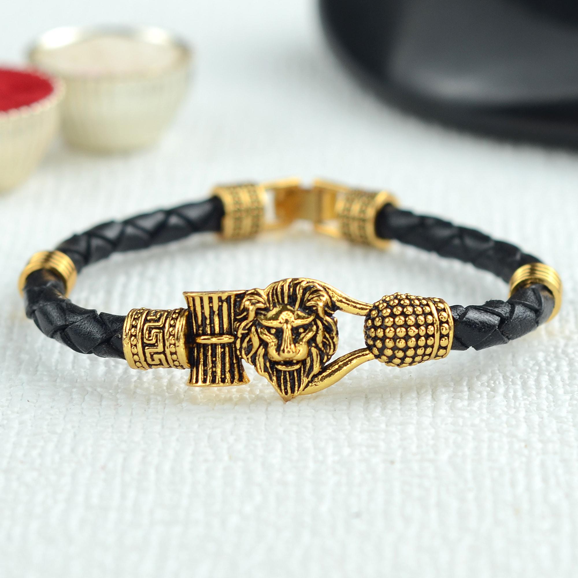 Lion Bracelet, Gift for Him, Mens Gold & Black Bracelet, Men's Jewelry, Lion  Beaded Bracelet, Stretch Lion Head Bracelet, Gold Lion Bracelet - Etsy |  Mens beaded bracelets, Mens beaded necklaces, Bracelets