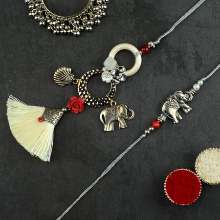 Elephant Theme Rakhi Lumba 