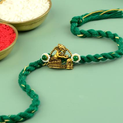 Rudrapriya in Green Rakhi