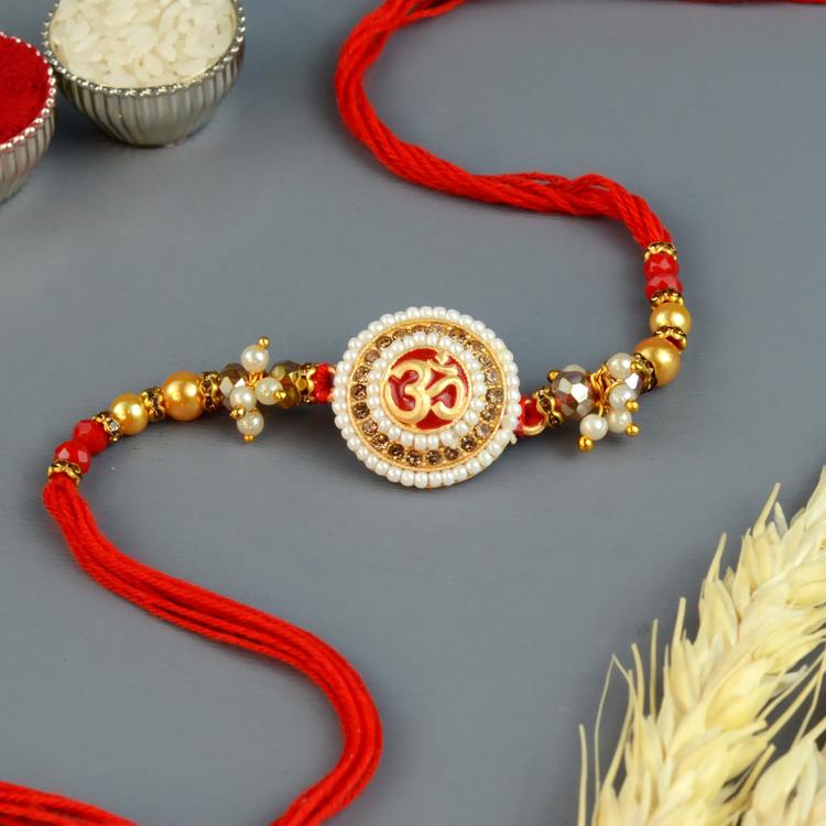 Om in Parasol Rakhi