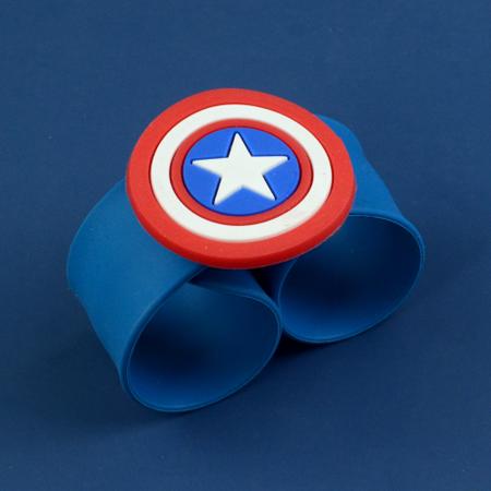 Capt America Slap Band Kids Rakhi