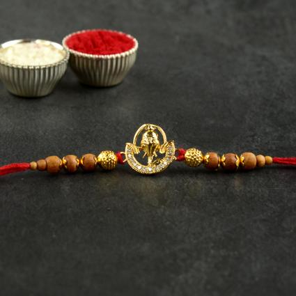Ganesh with Stones Rakhi