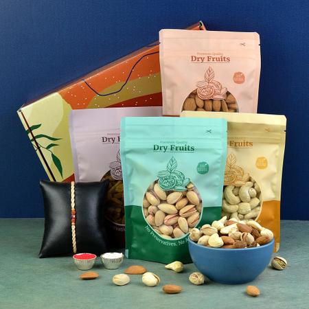 Rakhi with Dry Fruits