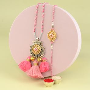 Pink Canopy Rakhi Lumba