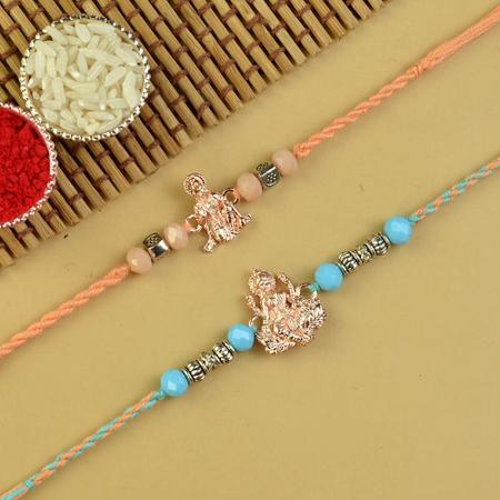 Divine Confluence Rakhi Set