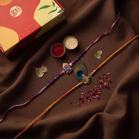 Glorious Ganesh Rakhi Set