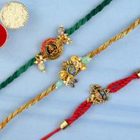 Krishna All the way Rakhi Set 