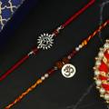 Om All the way Rakhi Set