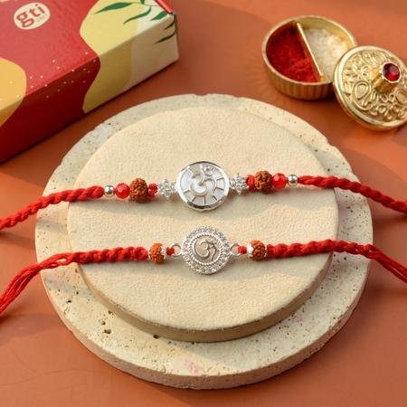 Om All the way Rakhi Set