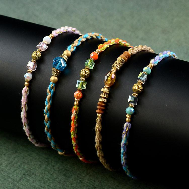Beads in Colour Rakhi Set