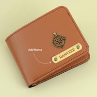 Personalized Brown Men's Wallet