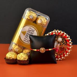 Ferrero with Rakhi Ferrero with Rakhi