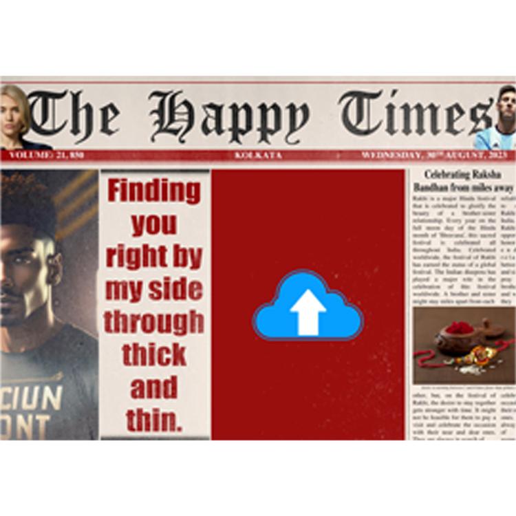 Newspaper Frame Design 0144