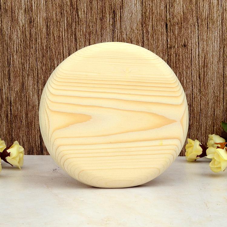 Round Wooden Photo Frame