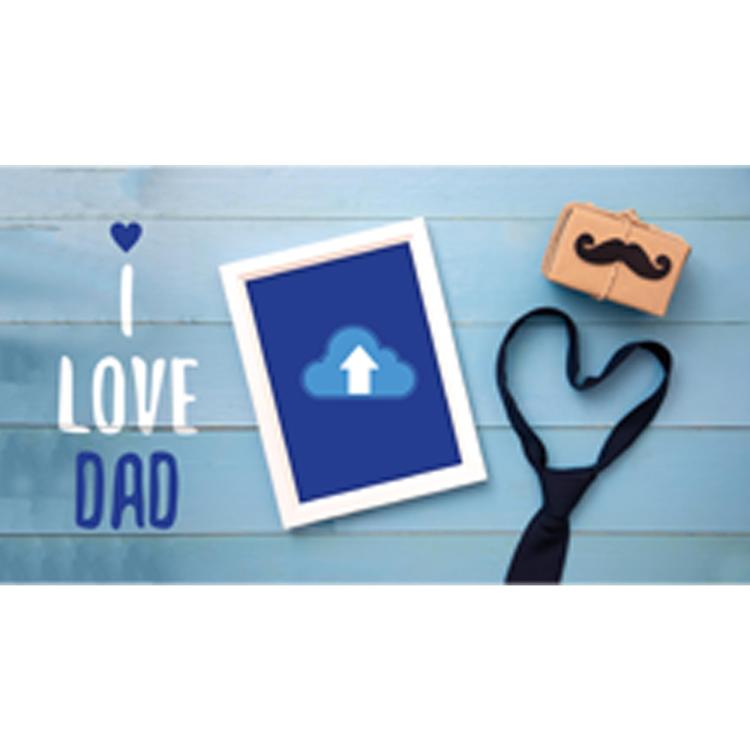 I Love Dad Photo Rock Design 0190