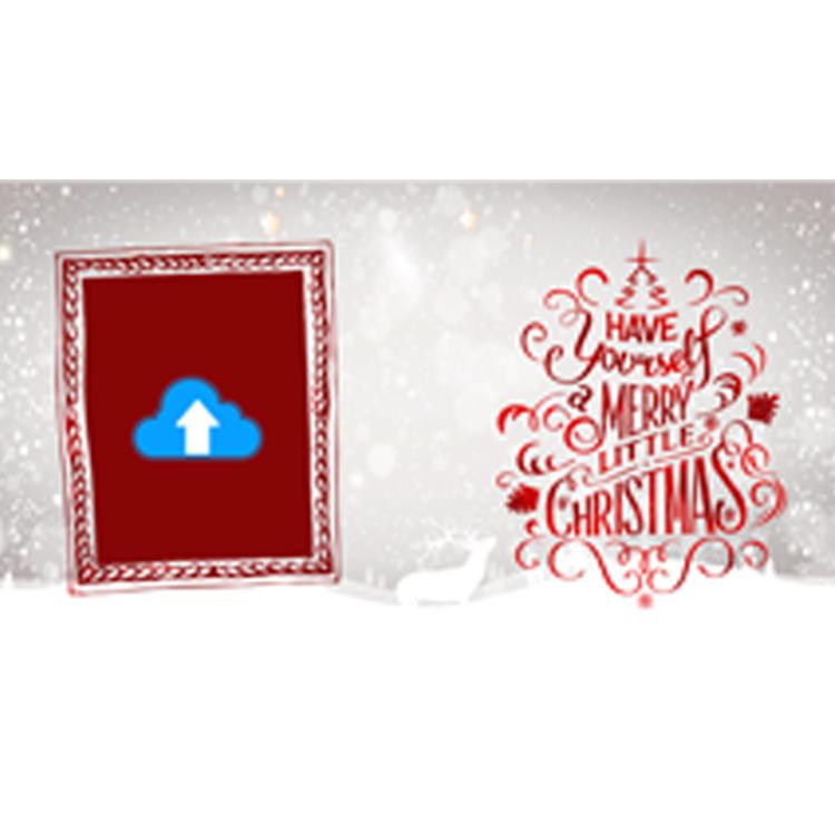 Merry Christmas Photo Rock Design 0195