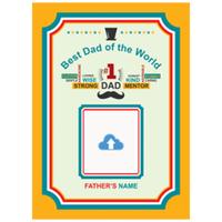 Best Dad Certificate Design 0207