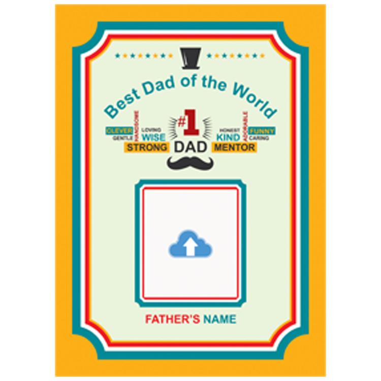 Best Dad Certificate Design 0207