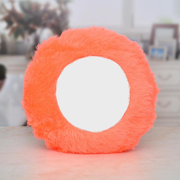 Orange Round Pillow