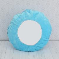 Blue Round Pillow