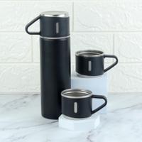 Black Vacuum Flask Set