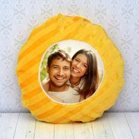 Personalized Yellow Pillow