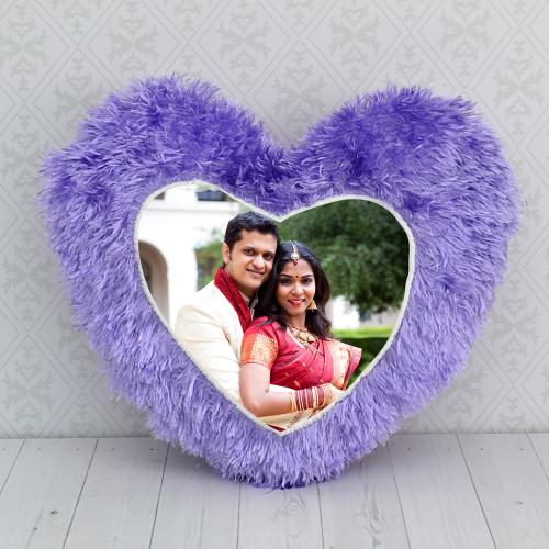 Personalized Purple Heart Pillow