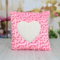 Love Print Pink Pillow