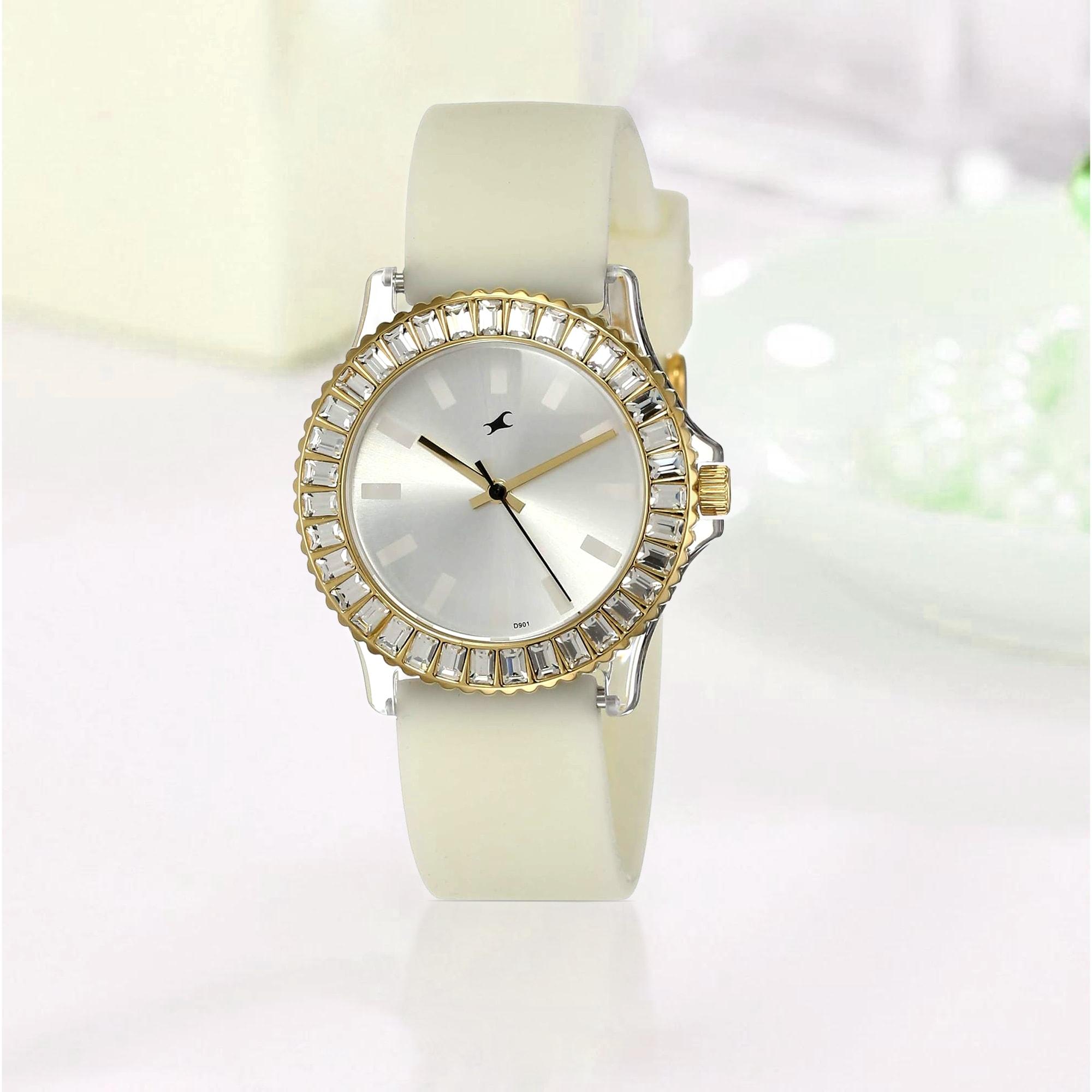 Fastrack ladies watch online golden