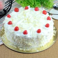 White Forest Cake 1 Kg - JSB